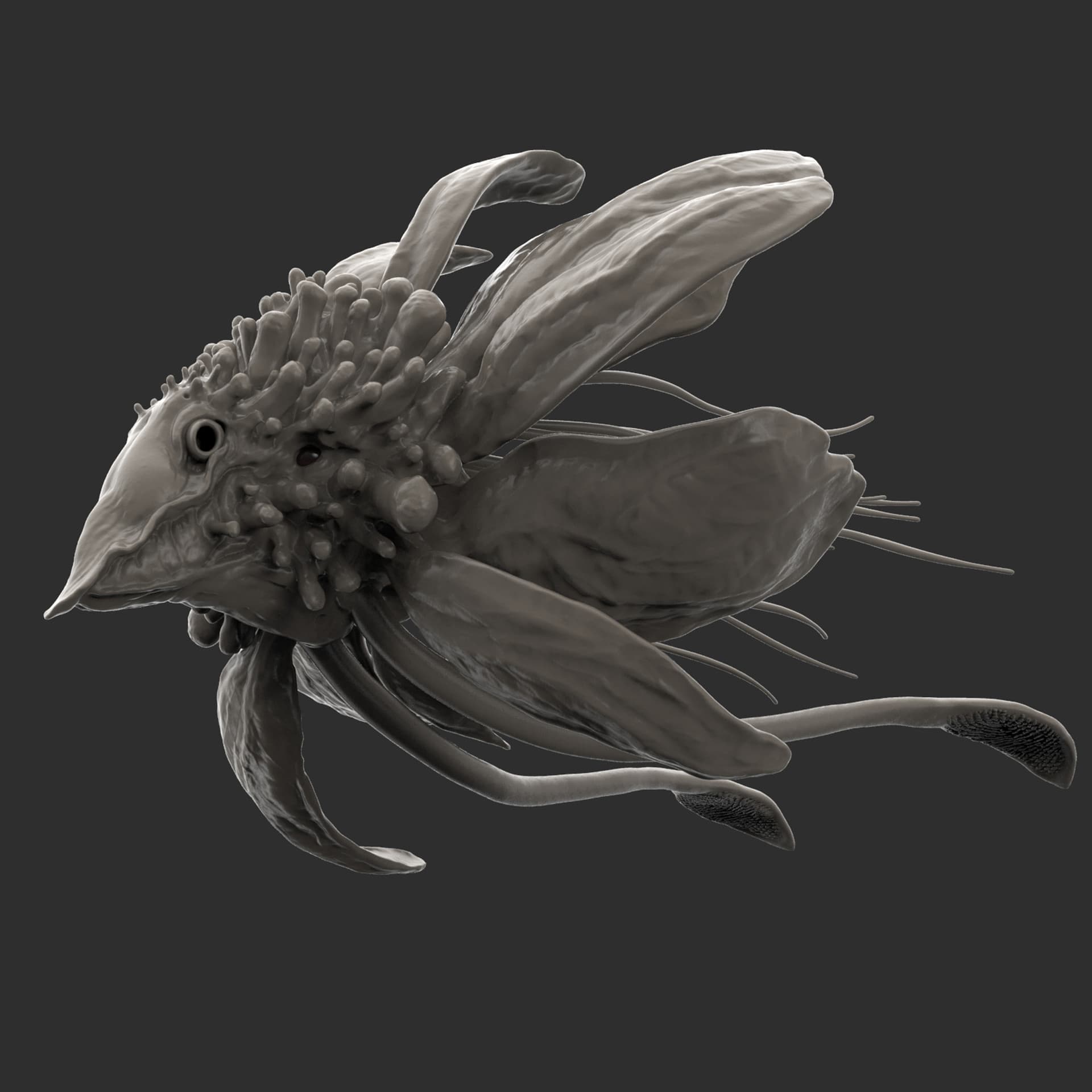 Alien Octopus — Original Work by Mony Cazamea — View 7