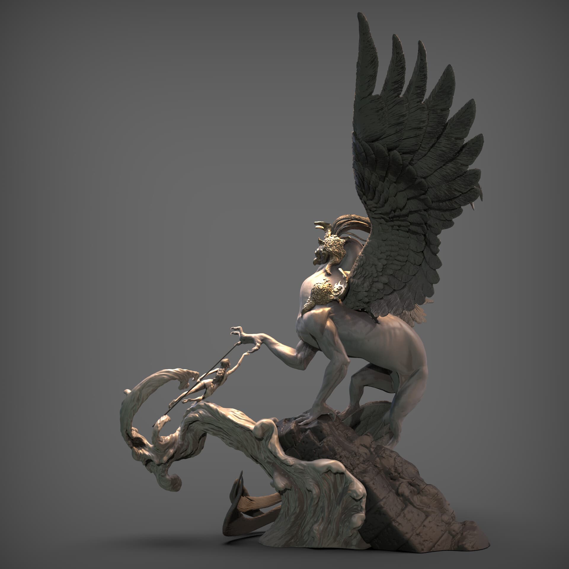 Owl — Original Work by Mony Cazamea — View 3