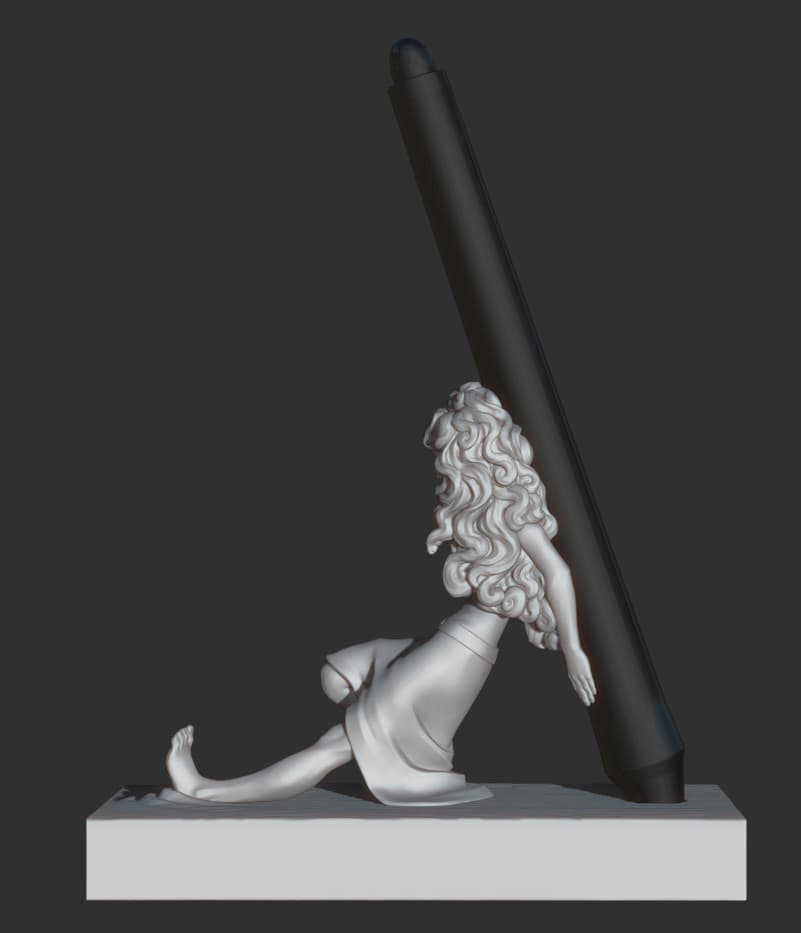 Wacom Pen Holder — Original Work by Mony Cazamea — View 3