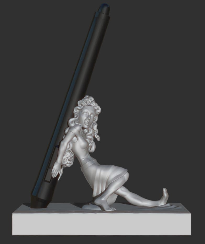 Wacom Pen Holder — Original Work by Mony Cazamea — View 4
