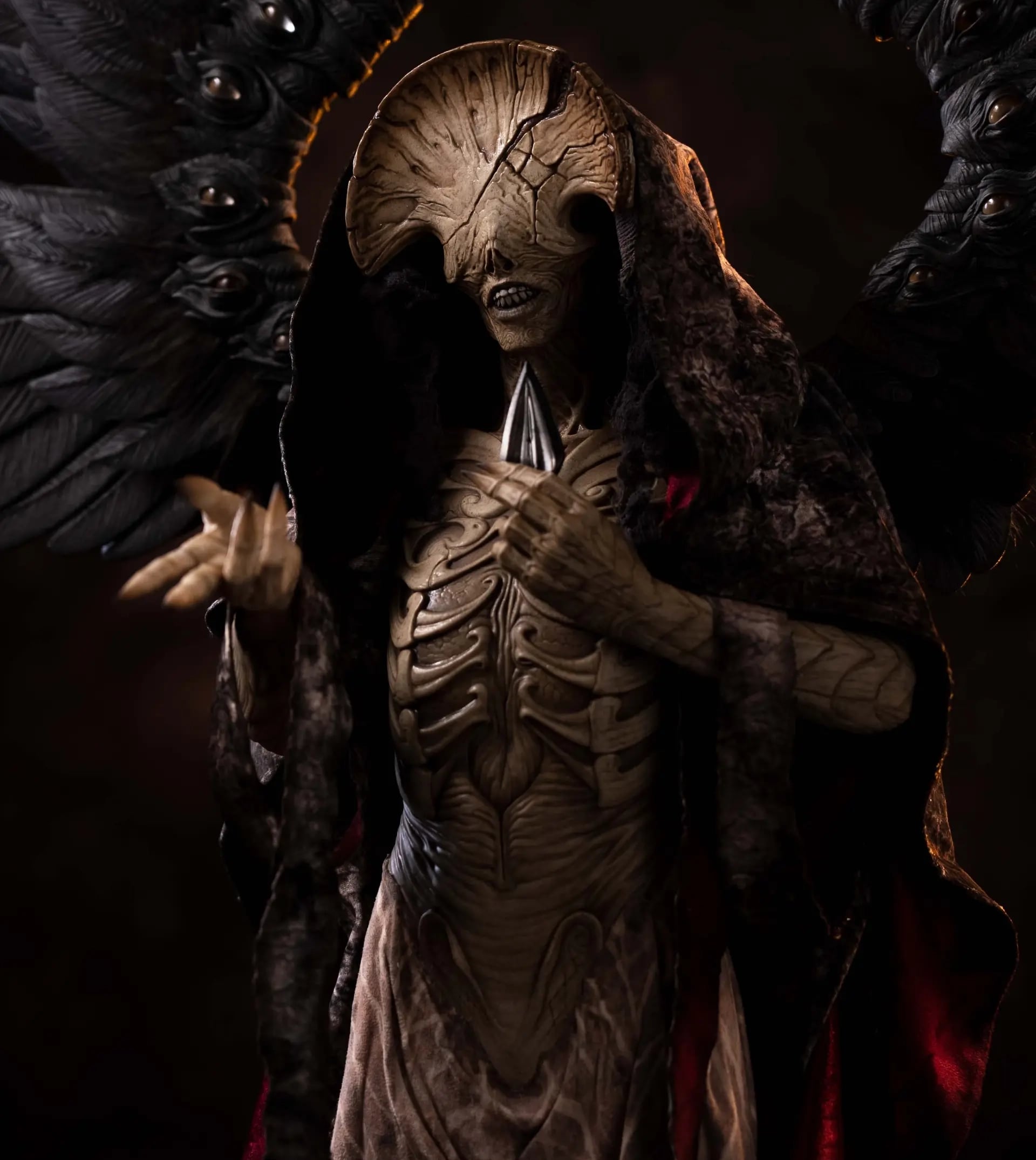Angel of Death premium collectible statue - detailed creature sculpture by digital sculptor Mony Cazamea